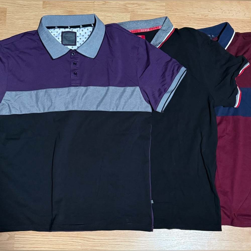 Three Polo shirts